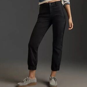 Anthropologie Richie slim joggers charcoal faded black size US12